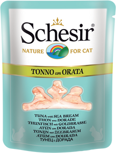 SCHESIR CAT - Pouch 70gr Tuna & Seabream
