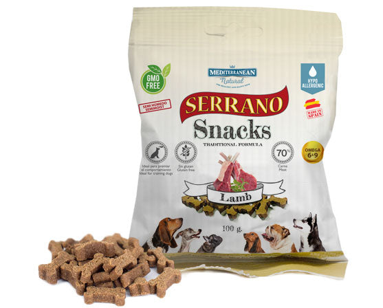 Mediterranean  poslastice za pse Serrano ukus jagnjetina