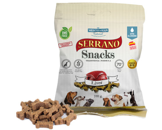 Mediterranean  poslastice za pse Serrano ukus jetra