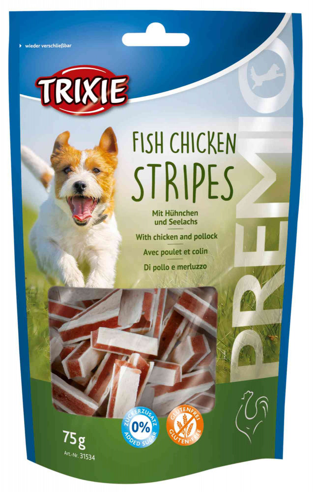 Trixie poslastica za pse trakice od piletine i ribe