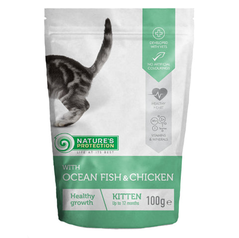 NATURES PROTECTION POU - KITTEN | Ocean fish & Chicken