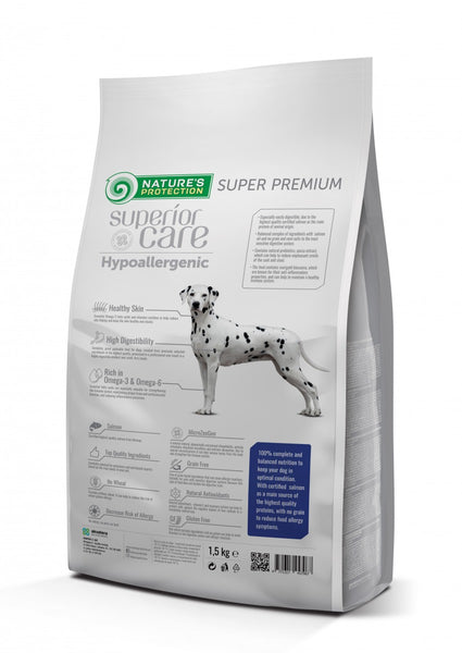NATURES PROTECTION - SC HYPOALLERGENIC GF ADULT | All Breeds - Salmon