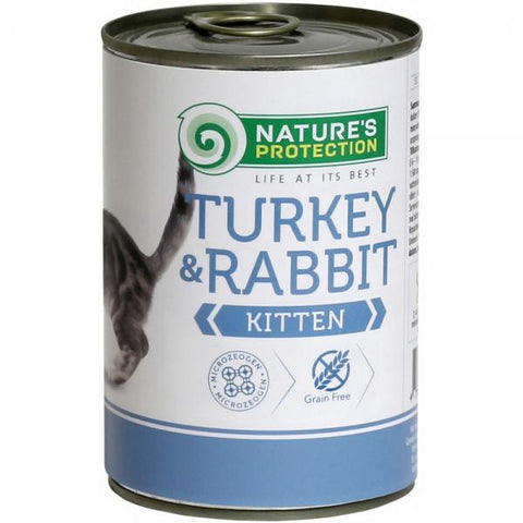 NATURES PROTECTION CAN - KITTEN | Turkey & Rabbit