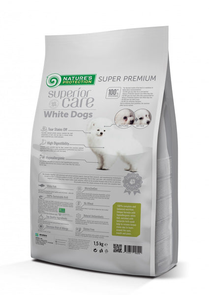 NATURES PROTECTION - SC WHITE DOG GF JUNIOR | Mini - White Fish